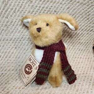 Boyds Plush Dog with Scarf